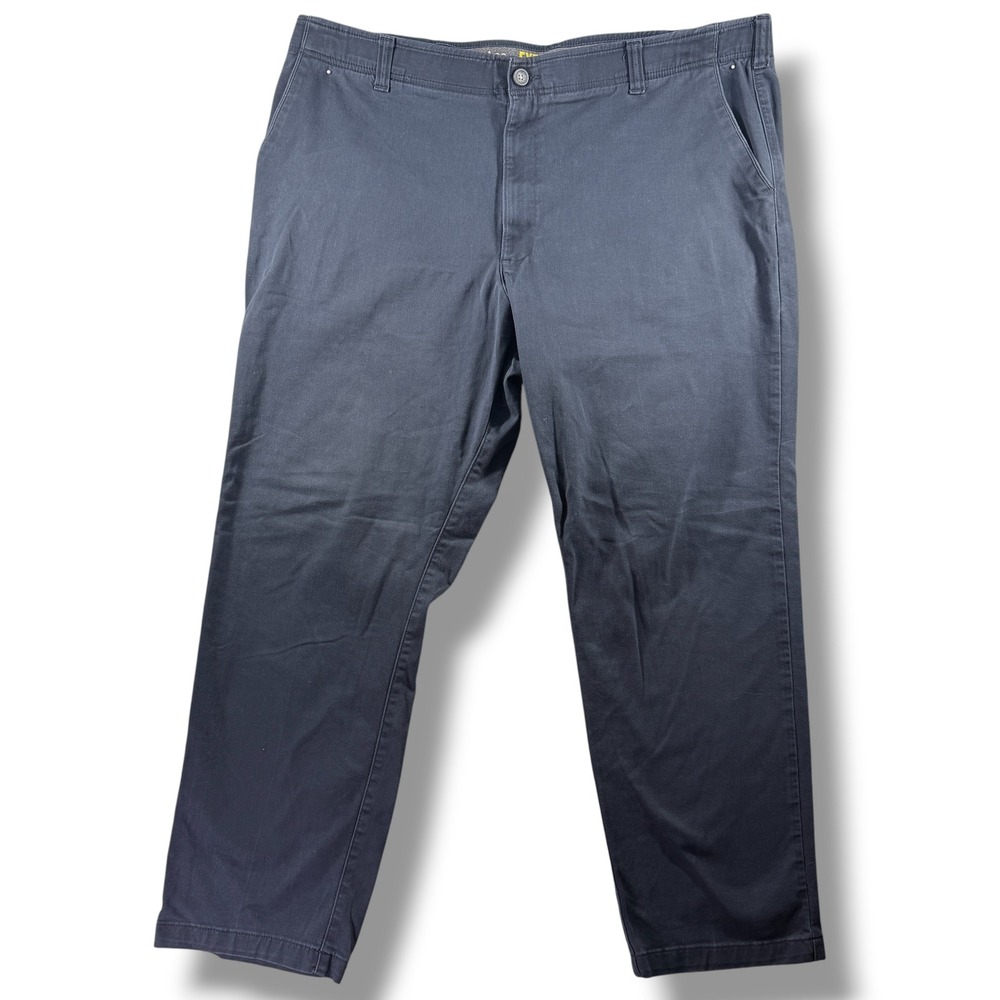 Lee Extreme Comfort Relaxed Fit Navy Blue Chino Pants Mens 46x32 104376540